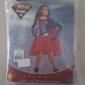 Girls Halloween super girl costume